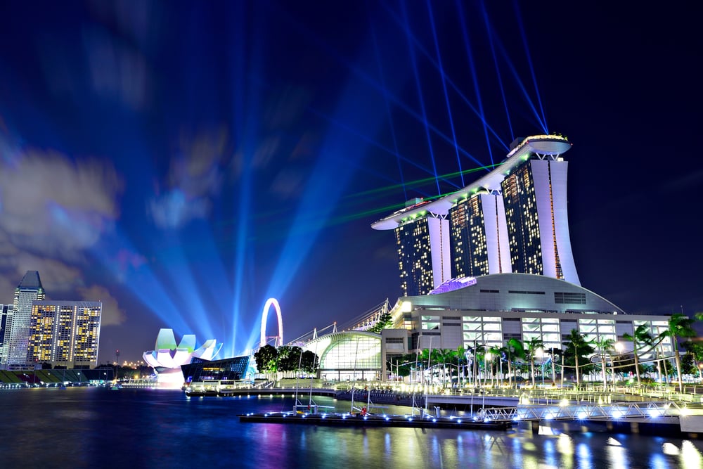 Singapore by night